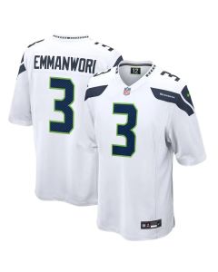 Men's Seattle Seahawks #3 Nick Emmanwori Nike White Game Jersey