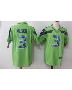 Men's Seattle Seahawks #3 Russell Wilson Green Stitched NFL Vapor Untouchable Limited Jersey