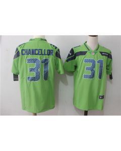 Men's Seattle Seahawks #31 Kam Chancellor Steel Green Stitched NFL Vapor Untouchable Limited Jersey