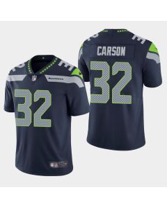 Men's Seattle Seahawks #32 Chris Carson Navy Vapor Untouchable Limited Stitched NFL Jersey