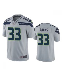 Men's Seattle Seahawks #33 Jamal Adams Grey Vapor Untouchable Limited Stitched Jersey