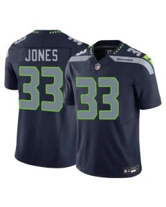 Men's Seattle Seahawks #33 Velus Jones Navy 2026 F.U.S.E. Vapor Untouchable Limited Stitched Football Jersey (Navy)