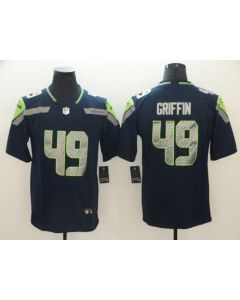 Men's Seattle Seahawks #49 Shaquem Griffin Navy Vapor Untouchable Limited Stitched NFL Jersey