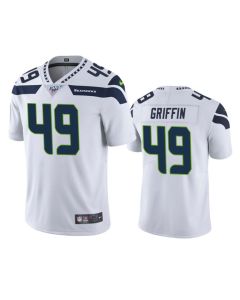 Men's Seattle Seahawks #49 Shaquem Griffin White 2019 100th Season Vapor Untouchable Limited Stitched NFL Jersey
