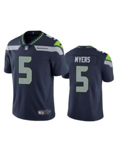 Men's Seattle Seahawks #5 Jason Myers Navy Vapor Untouchable Limited Stitched Jersey