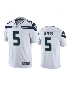 Men's Seattle Seahawks #5 Jason Myers White Vapor Untouchable Limited Stitched Jersey