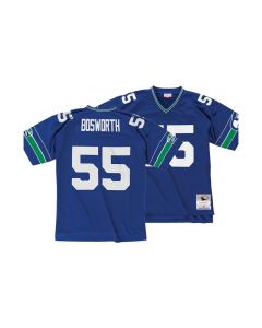 Men's Seattle Seahawks #55 Brian Bosworth Blue Vapor Untouchable Limited Stitched NFL Jersey