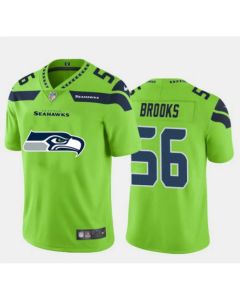 Men's Seattle Seahawks #56 Jordyn Brooks Green 2020 Team Big Logo Limited Stitched Jersey