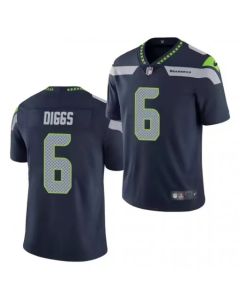 Men's Seattle Seahawks #6 Quandre Diggs Navy Vapor Untouchable Limited Stitched Jersey
