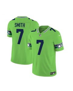 Men's Seattle Seahawks #7 Geno Smith 2023 F.U.S.E. Green Limited Stitched Football Jersey