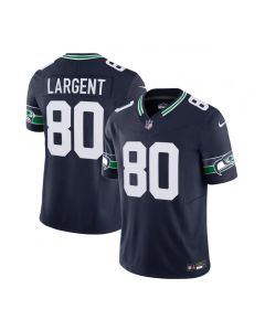Men's Seattle Seahawks #80 Steve Largent 2023 F.U.S.E. Navy Limited Stitched Football Jersey