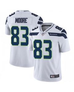 Men's Seattle Seahawks #83 David Moore White Vapor Untouchable Limited Stitched Jersey