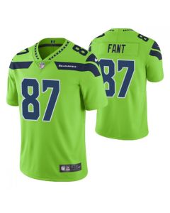 Men's Seattle Seahawks #87 Noah Fant Green Vapor Untouchable Limited Stitched Jersey
