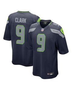 Men's Seattle Seahawks #9 Bud Clark Navy 2026 NFL Draft Game Jersey (Navy)