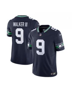 Men's Seattle Seahawks #9 Kenneth Walker III 2023 F.U.S.E. Navy Limited Stitched Football Jersey