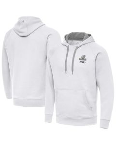 Men's Seattle Seahawks Antigua White 2025 NFC Champions Victory Hoodie (White)