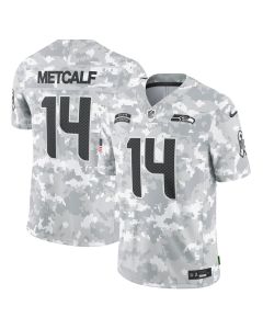 Men's Seattle Seahawks DK Metcalf Arctic Camo 2024 Salute to Service Limited Jersey