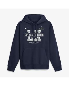 Men's Seattle Seahawks Nike College Navy Super Bowl LX Champions Sacrifice Hoodie (Navy)