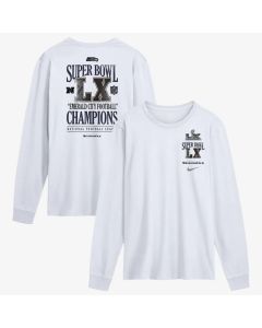 Men's Seattle Seahawks Nike White Super Bowl LX Champions Long Ball Long Sleeve T-Shirt (White)