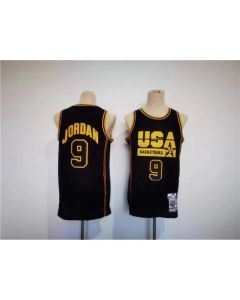 Men's Shohoku #9 Jordan Black Stitched Basketball Jersey