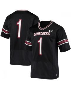 Men's South Carolina Fighting Gamecocks #1 Jaycee Horn Black Stitched Jersey
