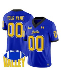 Men's South Dakota State Jackrabbits Blue 2025 Vapor F.U.S.E. Limited Custom Jersey