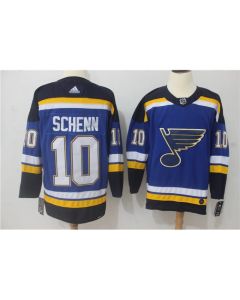 Men's St. Louis Blues #10 Brayden Schenn Blue Fashion Stitched NHL Jersey