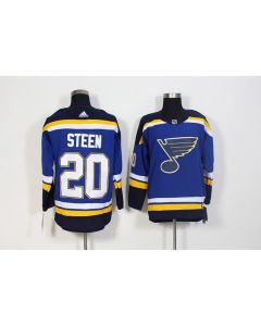 Men's St. Louis Blues #20 Alexander Steen Blue Stitched NHL Jersey