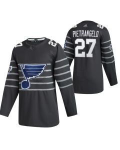 Men's St. Louis Blues #27 Alex Pietrangelo 2020 Grey All Star Stitched NHL Jersey