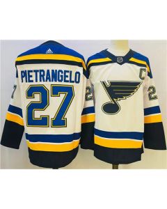 Men's St. Louis Blues #27 Alex Pietrangelo Cream Winter Classic Stitched Jersey