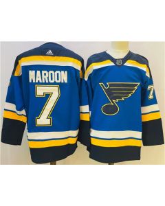 Men's St. Louis Blues #7 Patrick Maroon Blue Winter Classic Stitched Jersey
