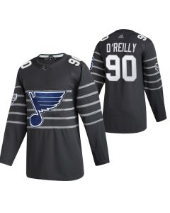 Men's St. Louis Blues #90 Ryan O'Reilly 2020 Grey All Star Stitched NHL Jersey