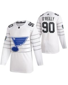 Men's St. Louis Blues #90 Ryan O'Reilly 2020 White All Star Stitched NHL Jersey