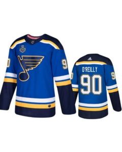 Men's St. Louis Blues #90 Ryan O'Reilly Blue 2019 Stanley Cup Champions Stitched NHL Jersey
