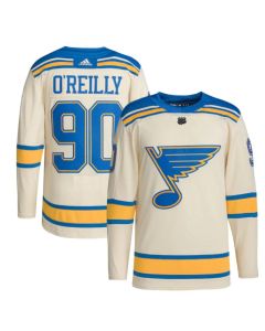 Men's St. Louis Blues #90 Ryan O'Reilly Cream 2022 Winter Classic Stitched Jersey