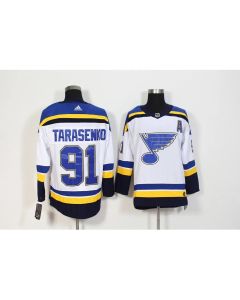 Men's St. Louis Blues #91 Vladimir Tarasenko White Stitched NHL Jersey