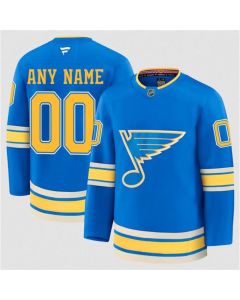 Men's St. Louis Blues ACTIVE PLAYER Custom Blue 2024-25 Alternate Stitched Hockey Jersey