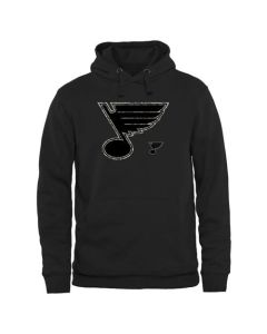 Men's St. Louis Blues Black Rink Warrior Pullover Hoodie