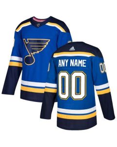 Men's St. Louis Blues Personalized Authentic Royal Blue Home Stitched NHL Jersey