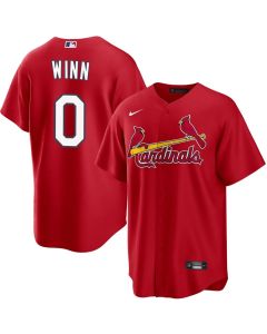 Men's St. Louis Cardinals #0 Masyn Winn Red Home Limited Jersey (Home)
