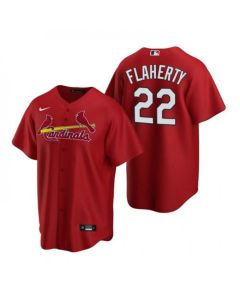 Men's St. Louis Cardinals #22 Jack Flaherty Red Cool Base Stitched Jersey
