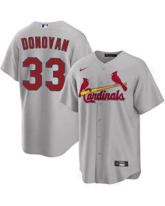 Men's St. Louis Cardinals #33 Brendan Donovan Gray Home Limited Jersey (Home)