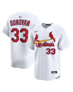 Men's St. Louis Cardinals #33 Brendan Donovan White Home Limited Jersey (White)