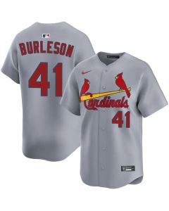 Men's St. Louis Cardinals #41 Alec Burleson Gray Home Limited Jersey (Gray)