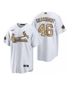 Men's St. Louis Cardinals #46 Paul Goldschmidt 2022 All-Star White Cool Base Stitched Baseball Jersey (White)