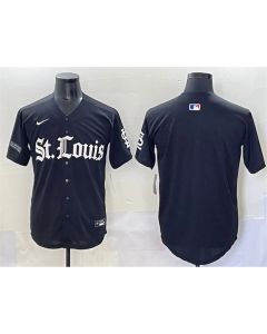 Men's St. Louis Cardinals Black "Gothic Legacy Edition" Vapor Premier Limited Stitched Baseball Jersey (Black)