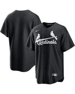 Men's St. Louis Cardinals Black Lights Out Replica Jersey