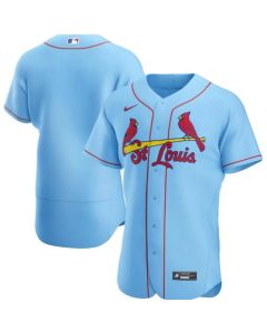 Men's St. Louis Cardinals Blank Blue Flex Base Stitched Jersey