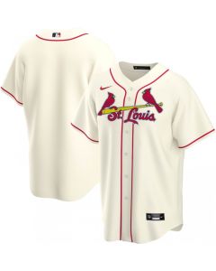 Men's St. Louis Cardinals Blank Cream Cool Base Stitched MLB Jersey