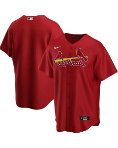 Men's St. Louis Cardinals Blank Red Cool Base Stitched Jersey